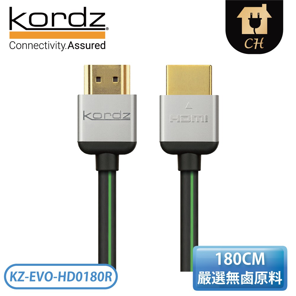 ［Kordz］1.8M EVO Series 高速影音HDMI傳輸線 KZ-EVO-HD0180R
