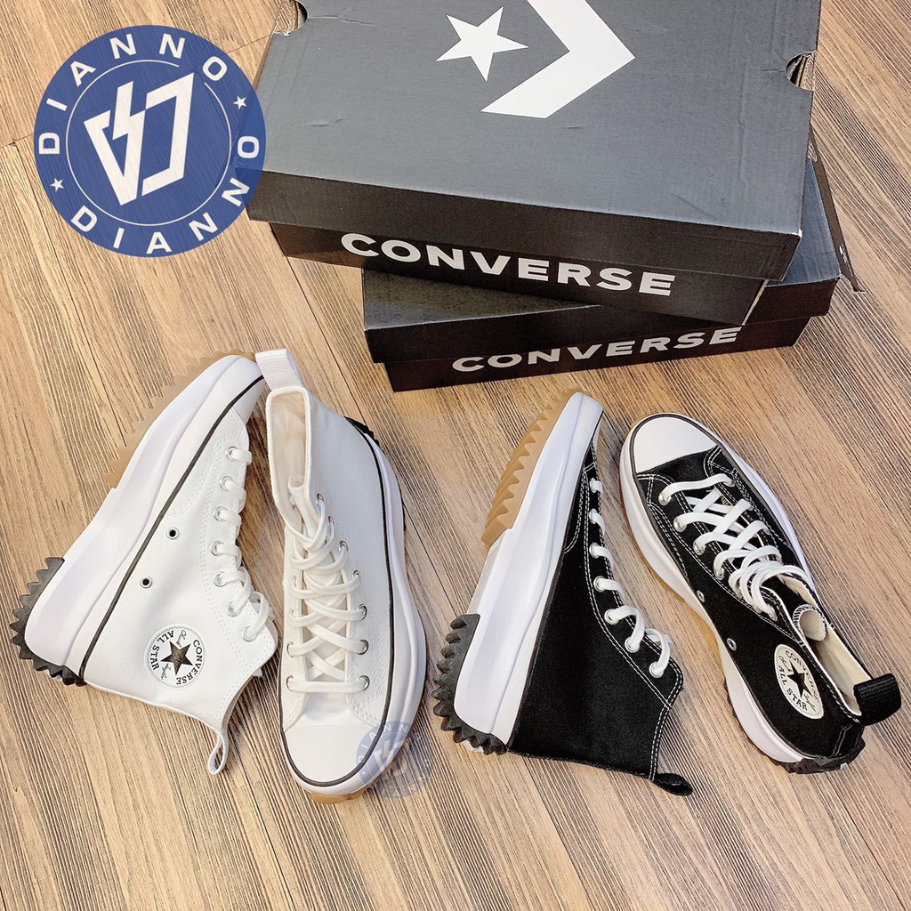 帝安諾實體店面 Converse Run Star Hike JW 平民款 鋸齒 厚底 帆布鞋 紅藍綠 166800C