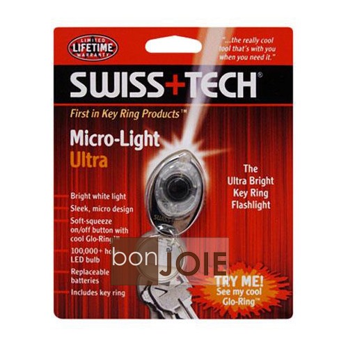 Swiss+Tech Micro-Light Ultra (含 LED燈) 鑰匙圈 鑰匙扣 鑰匙環 Swiss Tech