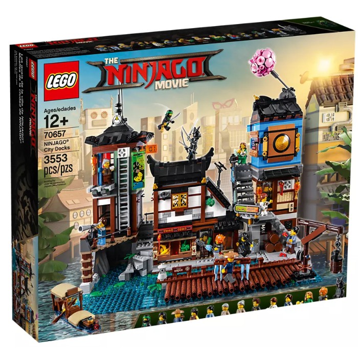 【紅磚屋】樂高 LEGO 70657  忍者系列 City Docks 旋風忍者城市碼頭 &lt;全新未拆/盒有些許壓痕&gt;