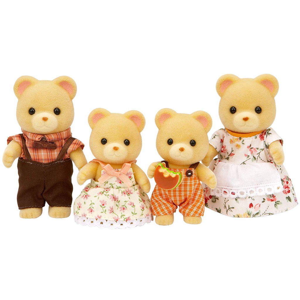 【現貨】日本 森林家族玩偶 熊家族 73621