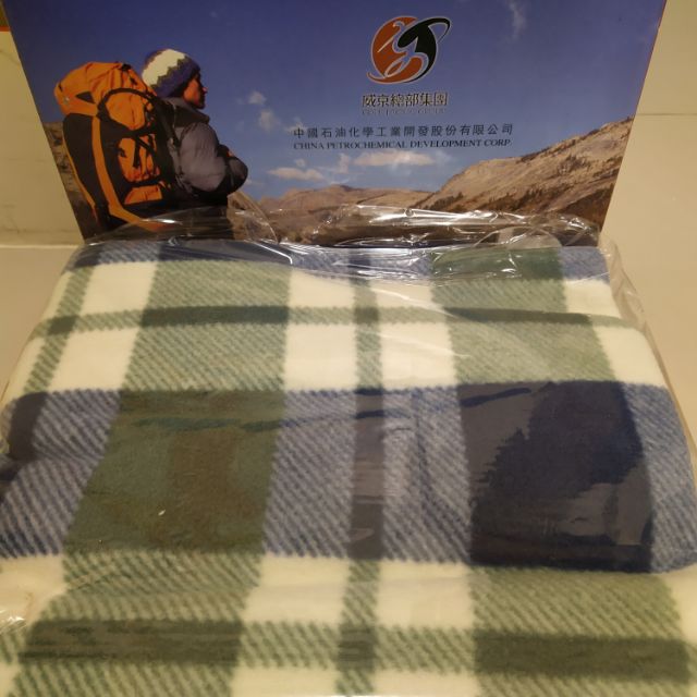 🎆 百寶袋 🎆 karrimor 貼合毛毯（格子綠）