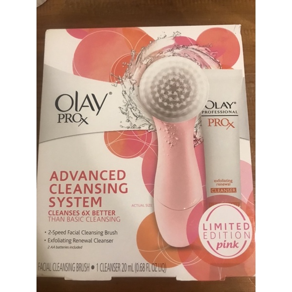 Olay ProX專業方程式 淨透煥膚潔面儀 電動 去角質洗臉機（粉紅限量版）