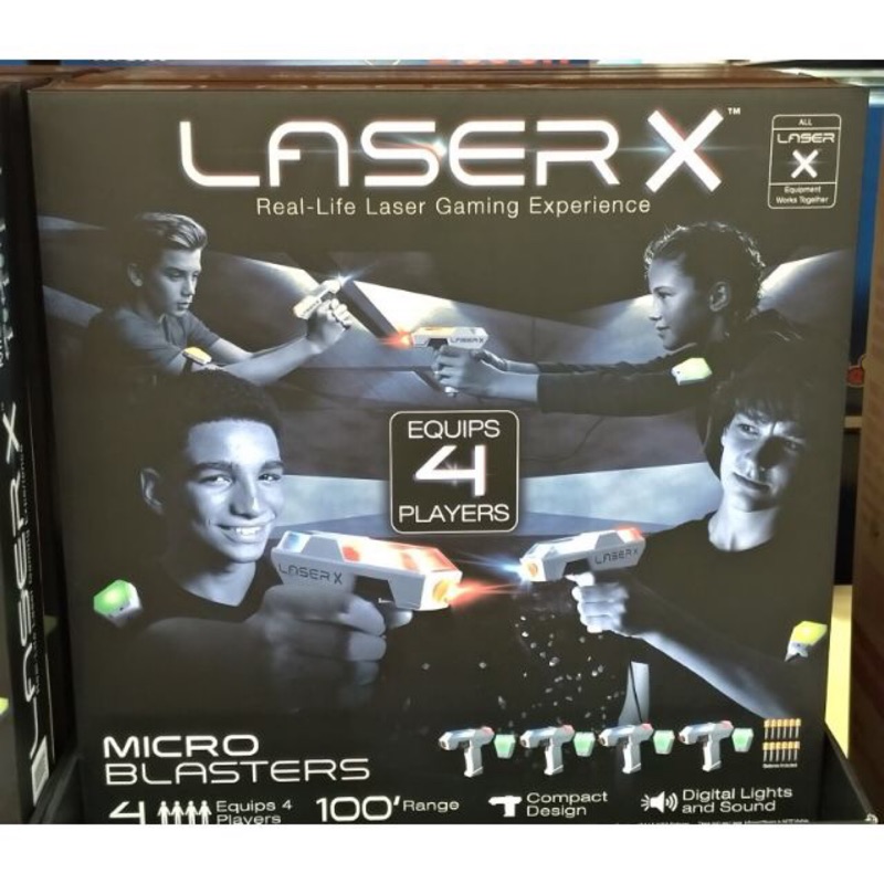 Costco LASER X 雷射槍4人對戰組合