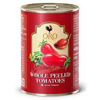 短效期【義大利ORO】去皮整顆番茄(400g/罐)