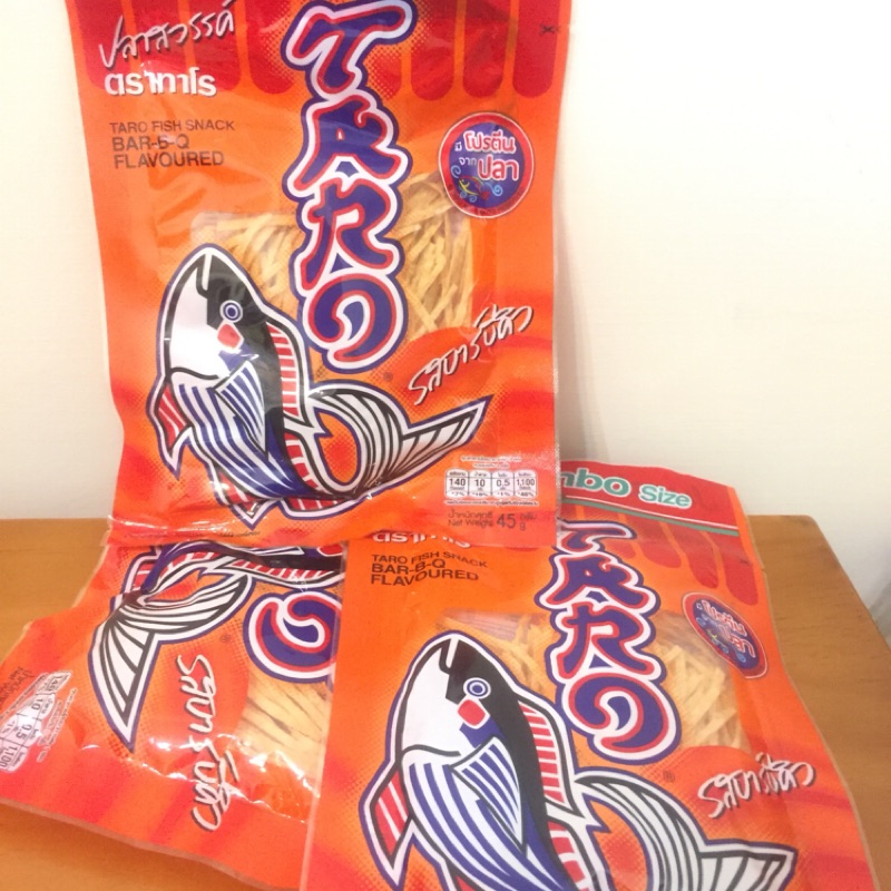 泰國 代購 TARO 鱈魚香絲 大包 BBQ 45g