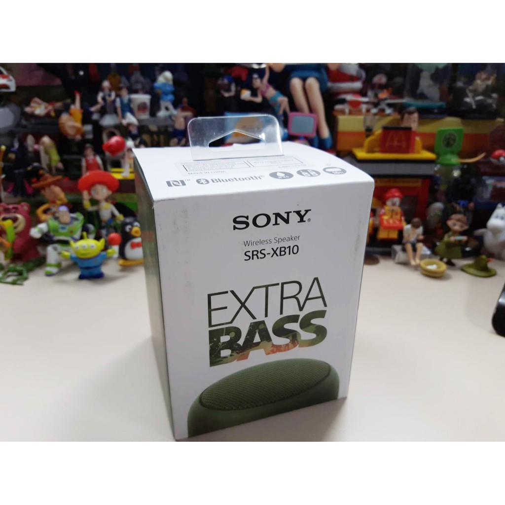 尾牙抽到換現-全新SONY SRS-XB10.SRS XB10防潑灑水藍牙喇叭-.公司貨.揚聲器.音箱 綠