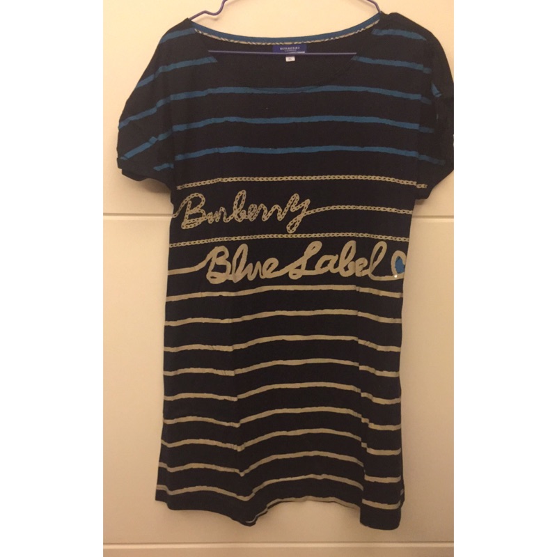 Burberry blue label 藍標 長版上衣 洋裝