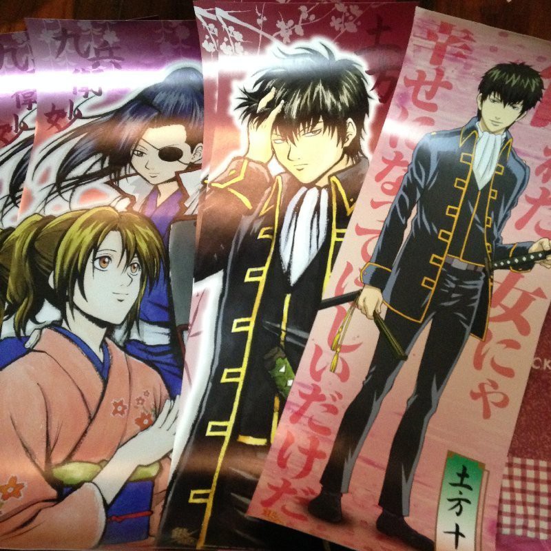 銀魂 銀他媽 Gintama 日版長型海報第五彈修羅 土方十四郎沖田總悟九兵衛志村妙阪本龍馬銀時 蝦皮購物