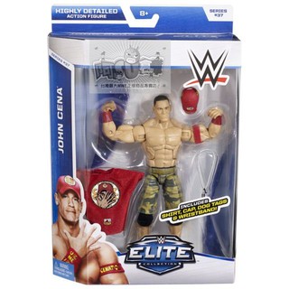 ☆阿Su倉庫☆WWE摔角 John Cena Elite 37 Action Figure 江西南精華版人偶附全套偶衣