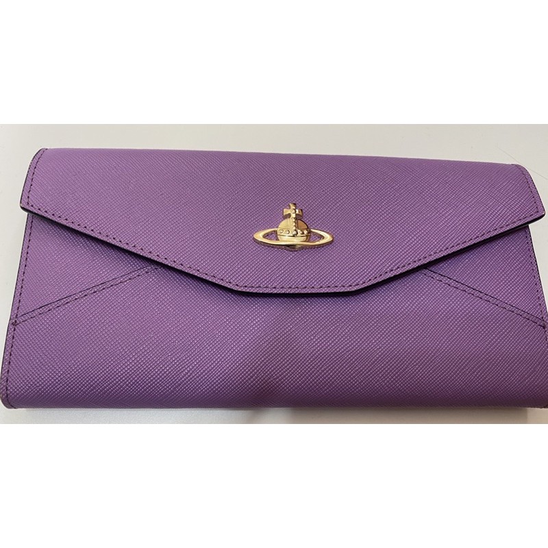 Vivienne Westwood 質感長夾💯氣質紫色💜日本代購🇯🇵原價3600