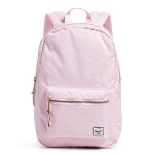 Herschel Settlement 中型 粉色 粉紅 Pink Lady 金屬拉鍊 筆電包 女生 帆布 後背包 現貨