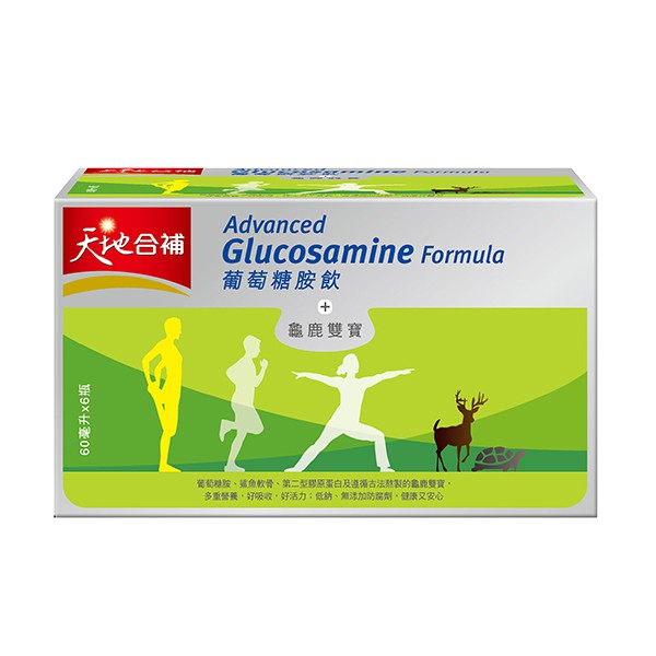 佳格天地合補高單位葡萄糖胺飲6入【康是美】