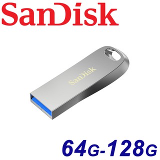 400MB/s 公司貨 SanDisk 64GB 128GB Ultra Luxe CZ74 USB3.2 隨身碟