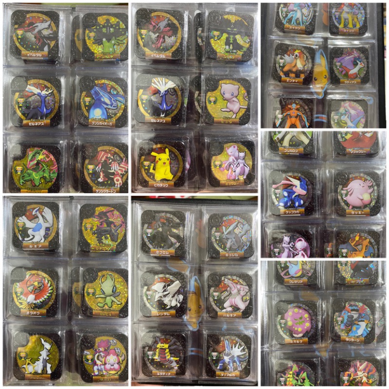 台灣勁敵珍藏彈正版Pokemon tretta 全套美品42張金基金超一次擁有值得