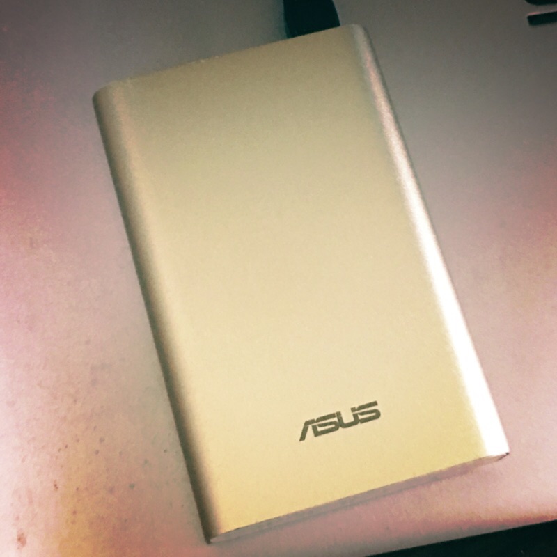 華碩 ASUS ZenPower 9600 mAh 掌中王名片型行動電源 (ABTU001) 金色
