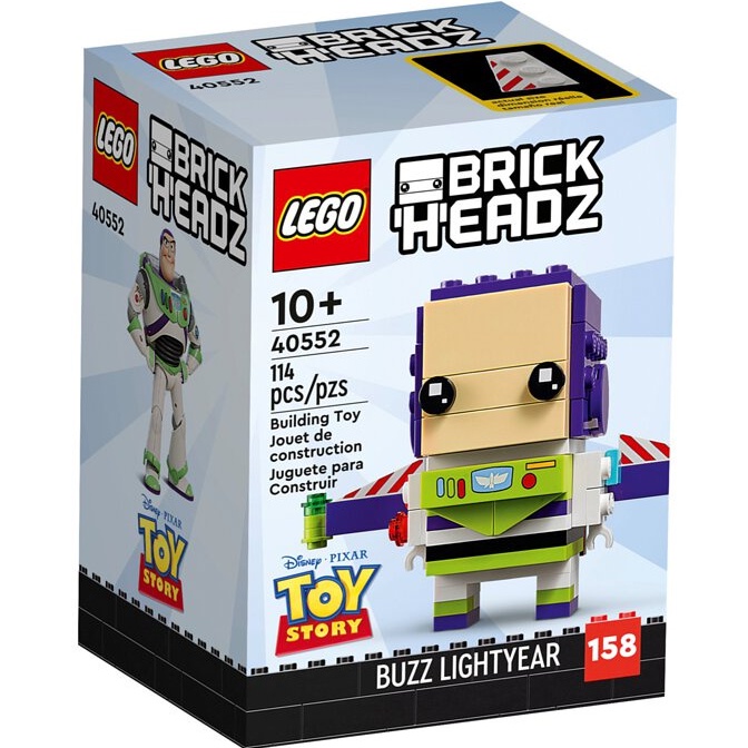 &lt;全新&gt; LEGO BrickHeadz 反斗奇兵 巴斯光年 Buzz Lightyear 40552 &lt;全新&gt;
