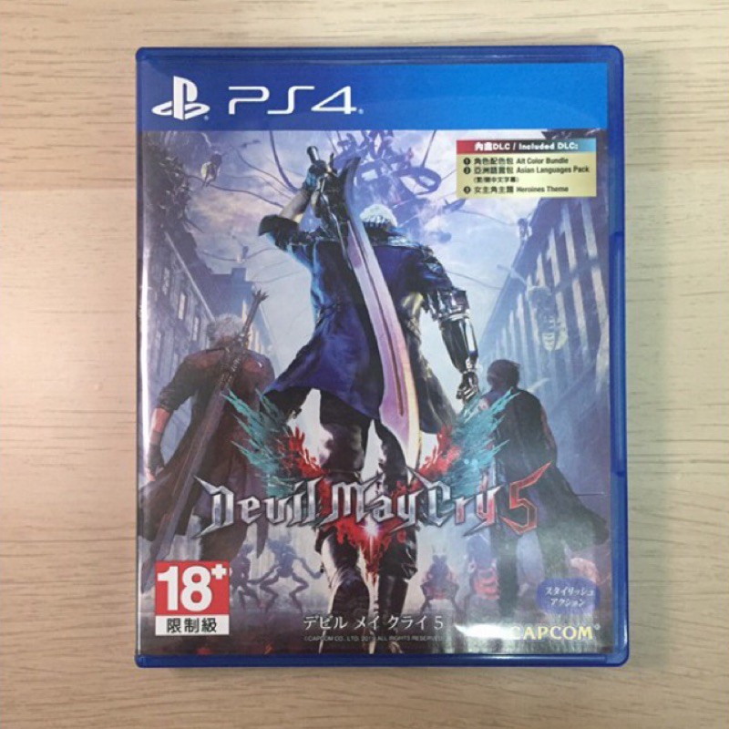 (PS4二手遊戲)惡魔獵人5一般版-中文序號已使用