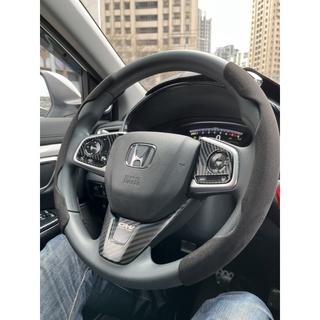 本田 HONDA CRV FIT CITY CIVIC HRV 通用 麂皮方向盤套 頂級翻毛 全車系通用 FIT4