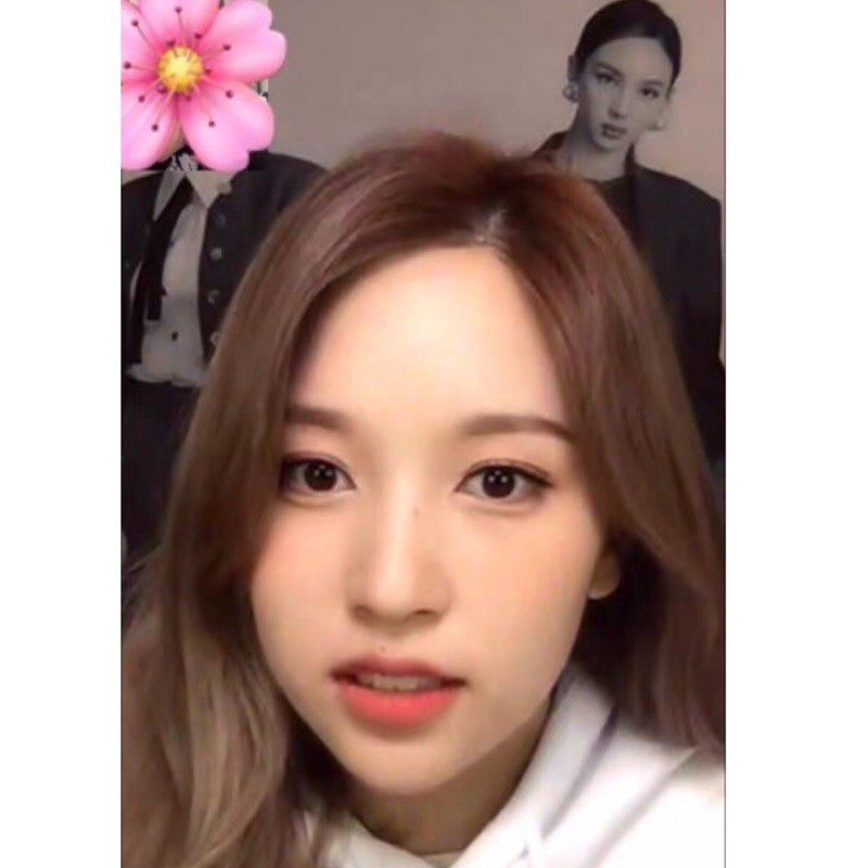 韓國代購twice Mina名井南同款卡通印花連帽衛衣 蝦皮購物