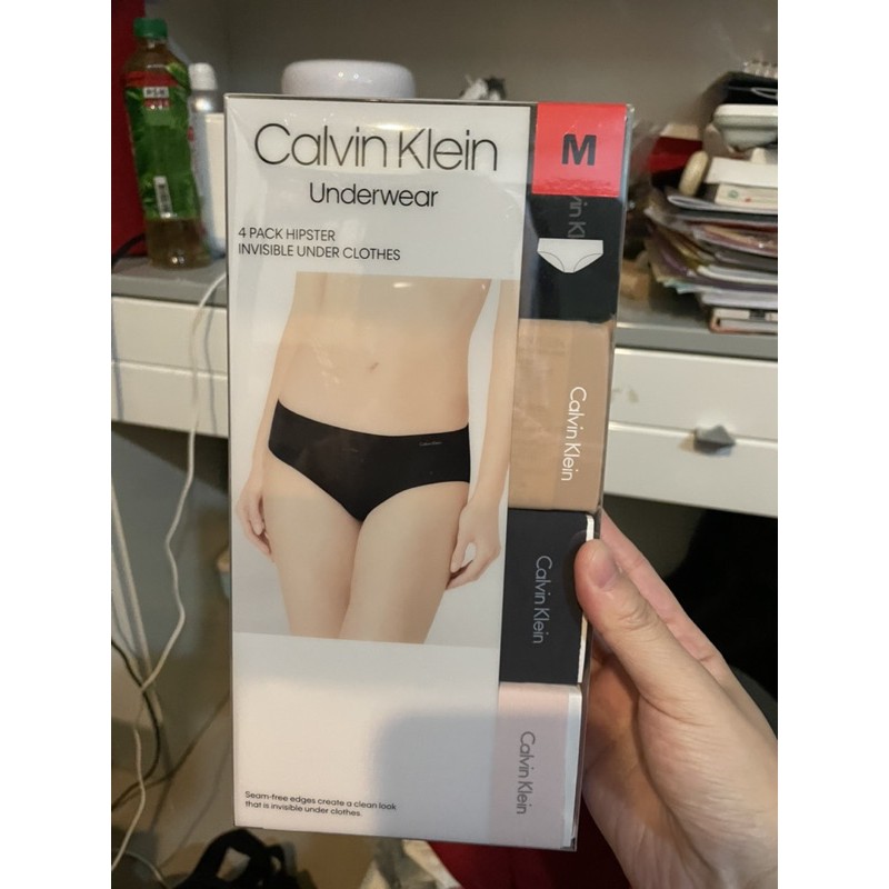 現貨•Calvin Klein CK 女彈性內褲 4入組 M號低腰 三角褲 凱文克萊  COSTCO  好市多
