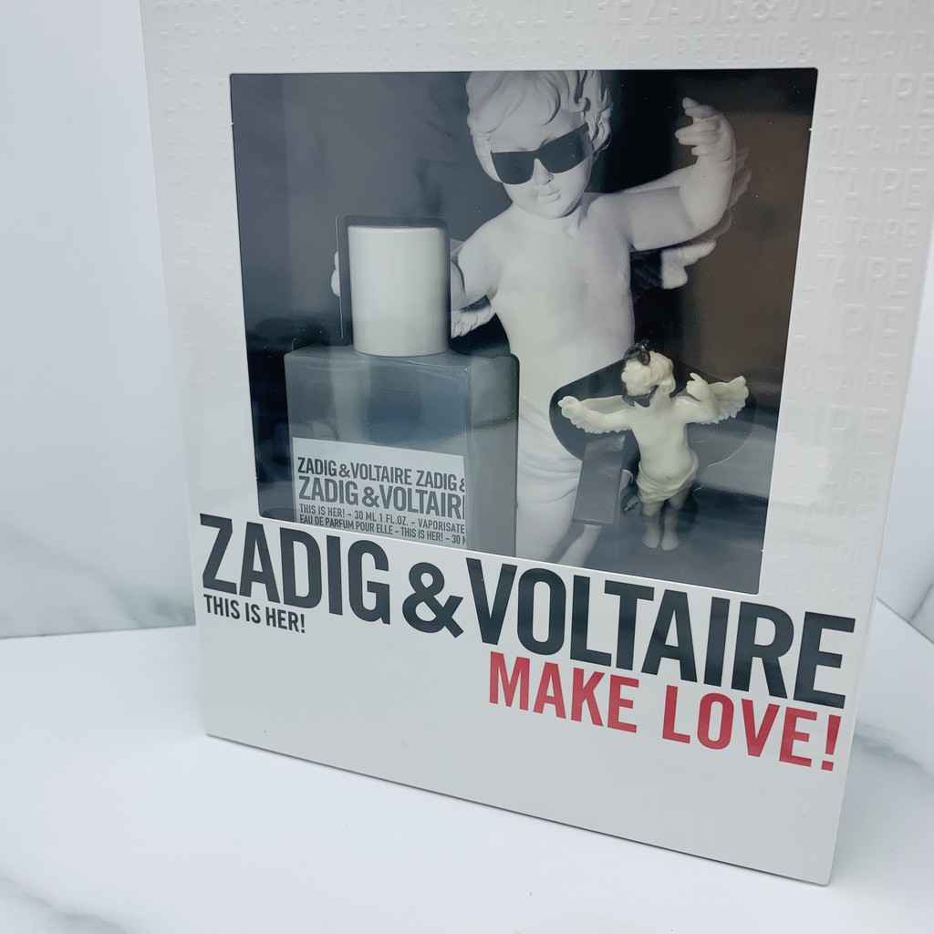 ZADIG&amp; VOLTAIRE 搖滾戀人This is her女性淡香精禮盒(淡香精30ML+吊飾)