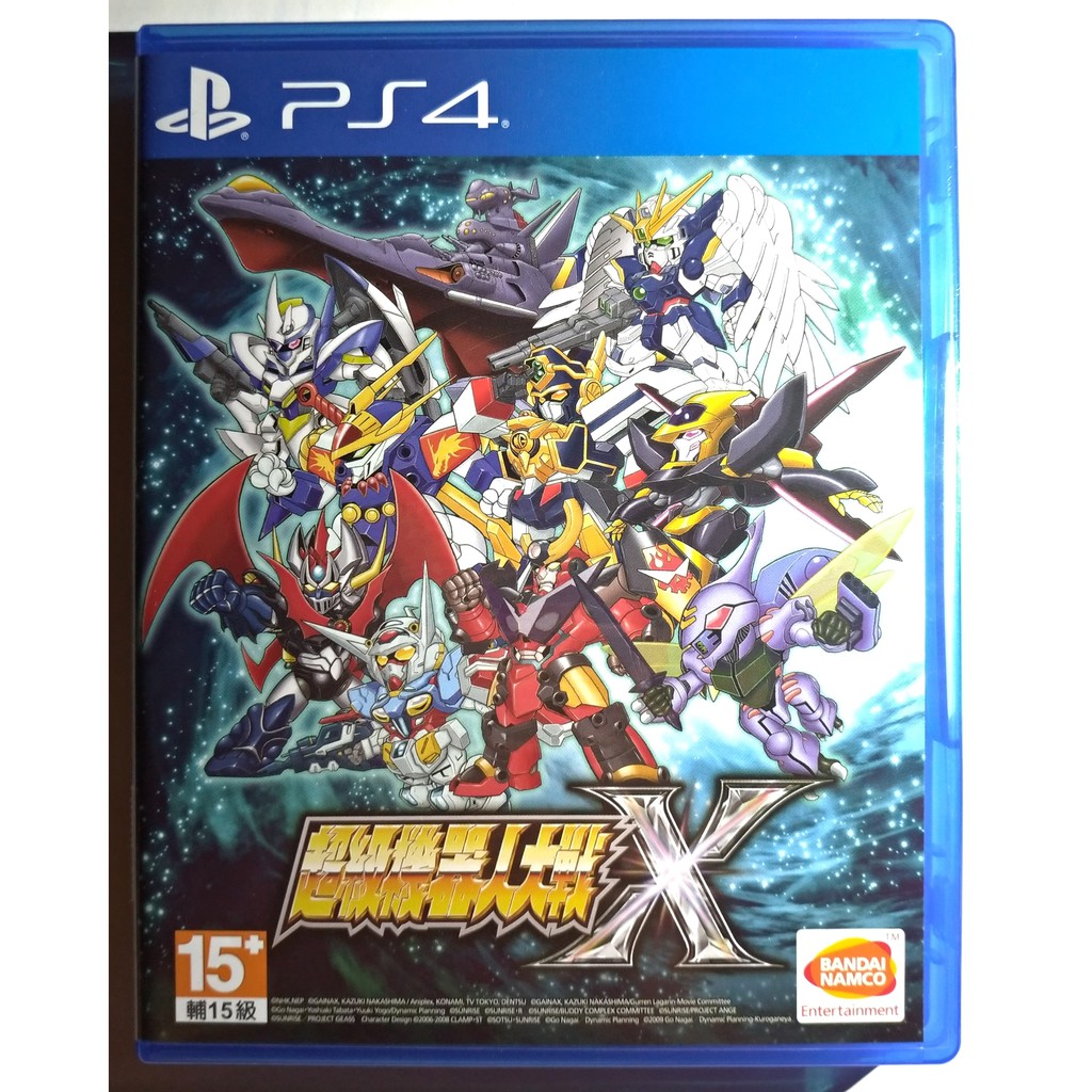 Ps4 超級機器人大戰x 中文版 無刮良品 盒書完整 機戰x 機器人大戰x Super Robot Wars X 蝦皮購物
