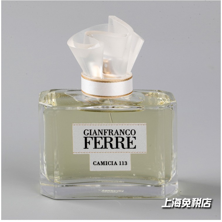 ~熱銷~新款正品Ferre費雷Camicia 113號白襯衫女士香水100ML