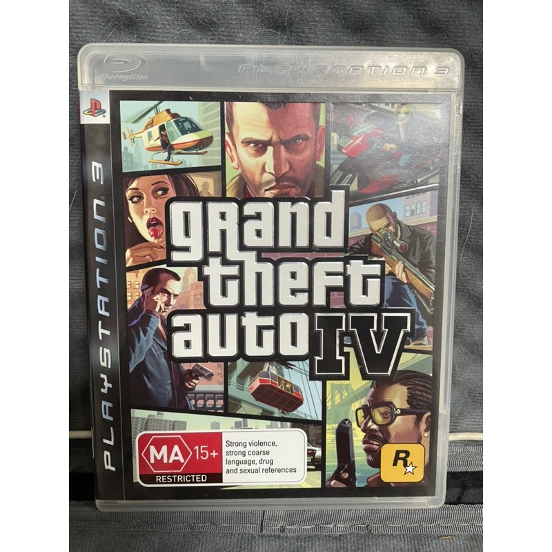 自由度高 Ps3 Gta4 俠盜獵車手4 橫行霸道4 Grand Theft Auto Iv 蝦皮購物