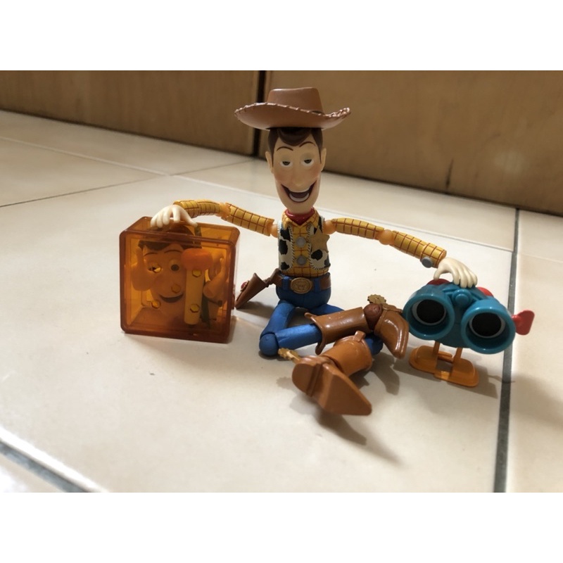#二手#日本海洋堂 特攝 胡迪 已拆 正版配件齊全 關節可動公仔 玩具總動員 Toystory Woody 猥褻胡迪
