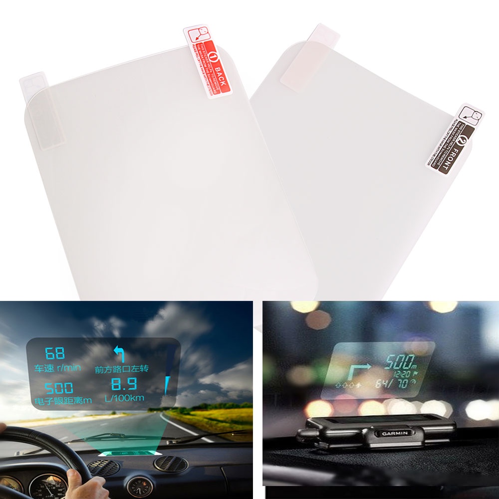 1 x 保護性反光屏幕消耗超速顯示汽車造型汽車 HUD 反光膜抬頭顯示器
