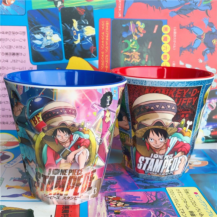 獨家日本周年one Piece 海賊王stampede 劇場版水杯密胺杯子海外發貨 蝦皮購物