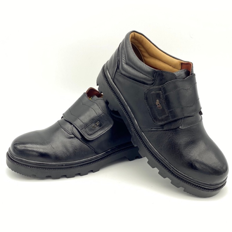 《凱爵修司》［116］真皮 耐酸鹼 防滑 橡膠大底 鋼頭鞋 工作鞋 MIT