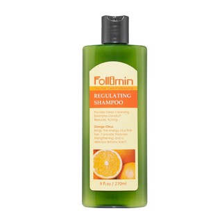 Follimin髮利明柑橘加強抗屑洗髮精 270ml 公司貨 頭皮屑 油性頭皮專用 調理型洗髮精 2-3天使用一次