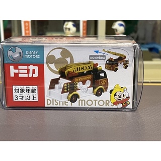 TOMICA 米奇 消防車 消防車輛 雲梯車 Disney Motors 多美小汽車
