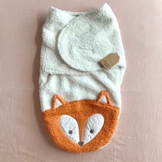 狐狸包巾 Chick Pea Fox Sherpa Swaddle Blanket (0-3M)