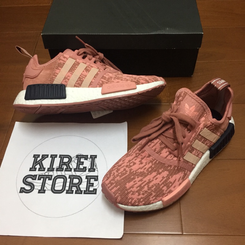 adidas NMD R1 W Runner Women 粉色 紅 黑 Pink 暗粉 暗紅