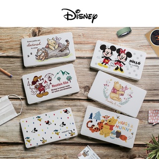 Disney 迪士尼 系列 口罩收納盒 文具盒 維尼跳跳虎/果實奇奇蒂蒂/木頭維尼/翻跟斗維尼