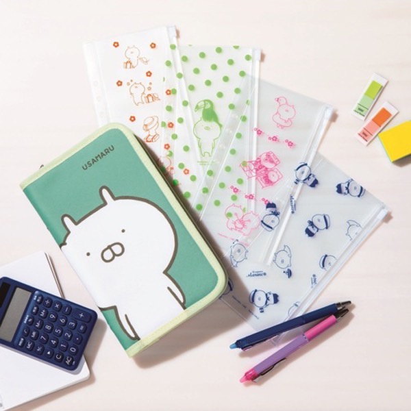 ☆AP'S日雜☆日文雜誌InRed附錄【USAMARU 兔丸手帳本+夾鏈袋】