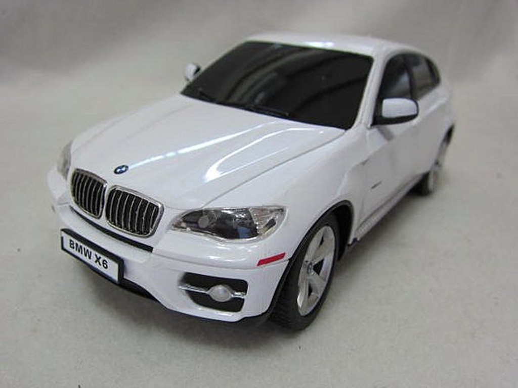 【露天蝦皮便宜免運】 1:24(1/24)全新BMW寶馬X6休旅車白色原廠授權遙控車(RASTAR公司貨)