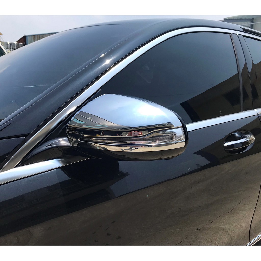圓夢工廠 Benz S C217 S500 S550 S63 S65 S650 改裝 鍍鉻銀 後視鏡蓋 後照鏡蓋 飾貼