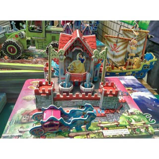 拼圖兒童大人*3D 立體拼圖 益智玩具 積木 組裝簡單 海盜船 飛機 戰艦 咖啡屋 雲霄 聖誕新年好禮 每款219
