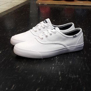 TheOneShop Keds 基本款 全白 白色 帆布 寬楦 小白鞋 超軟鞋墊