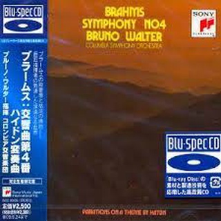 Blu-spec CD : Bruno Walter - Brahms Symphony No.4 華爾特 / 布拉姆斯