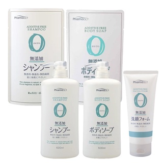 麗美家居 日本 熊野 PharmaACT zero 無添加洗髮乳 潤髮乳 沐浴精 沐浴乳 補充包 洗面乳