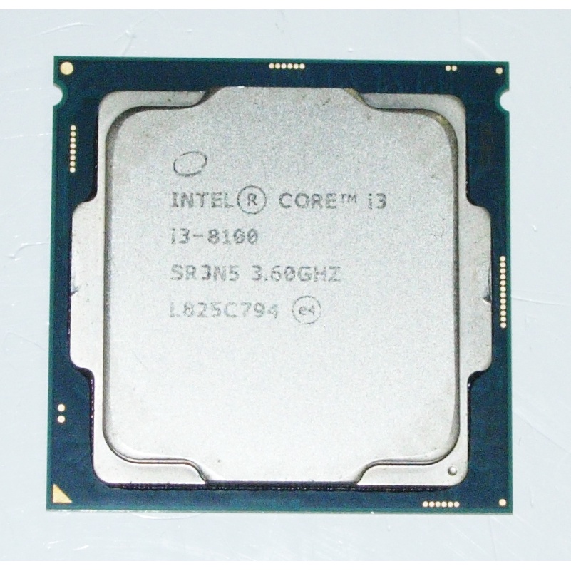 【大媽電腦】Intel Core I3-8100 1151腳位 四核心CPU 3.6G