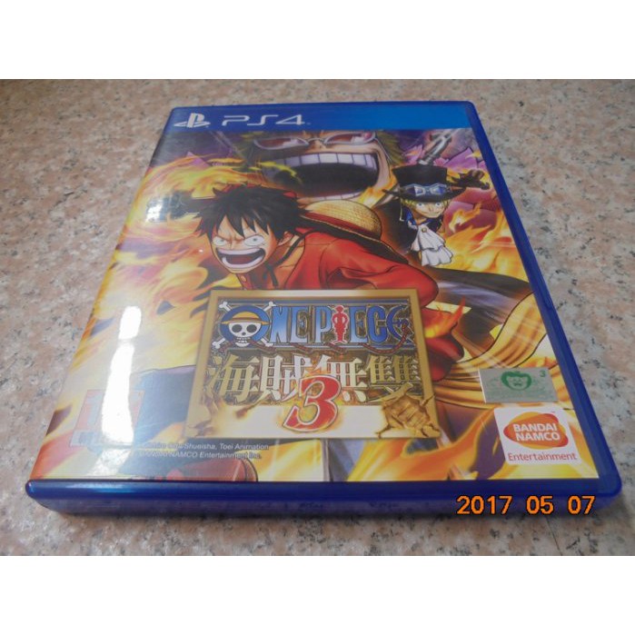 PS4 海賊無雙3-航海王 One Piece 中文版 直購價600元 桃園《蝦米小鋪》