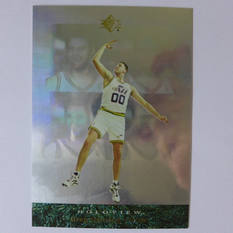 ~ Greg Ostertag ~NBA球星/柯瑞·亞歷山大 1995-96年SP 四分割.雷射特殊卡
