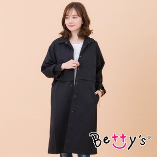 betty’s貝蒂思(95)韓系寬版七分袖長風衣 (共三色)