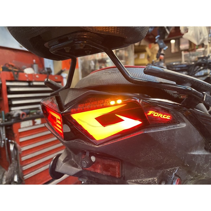 淡水宏宇國際車業force立吉尾燈 蝦皮購物